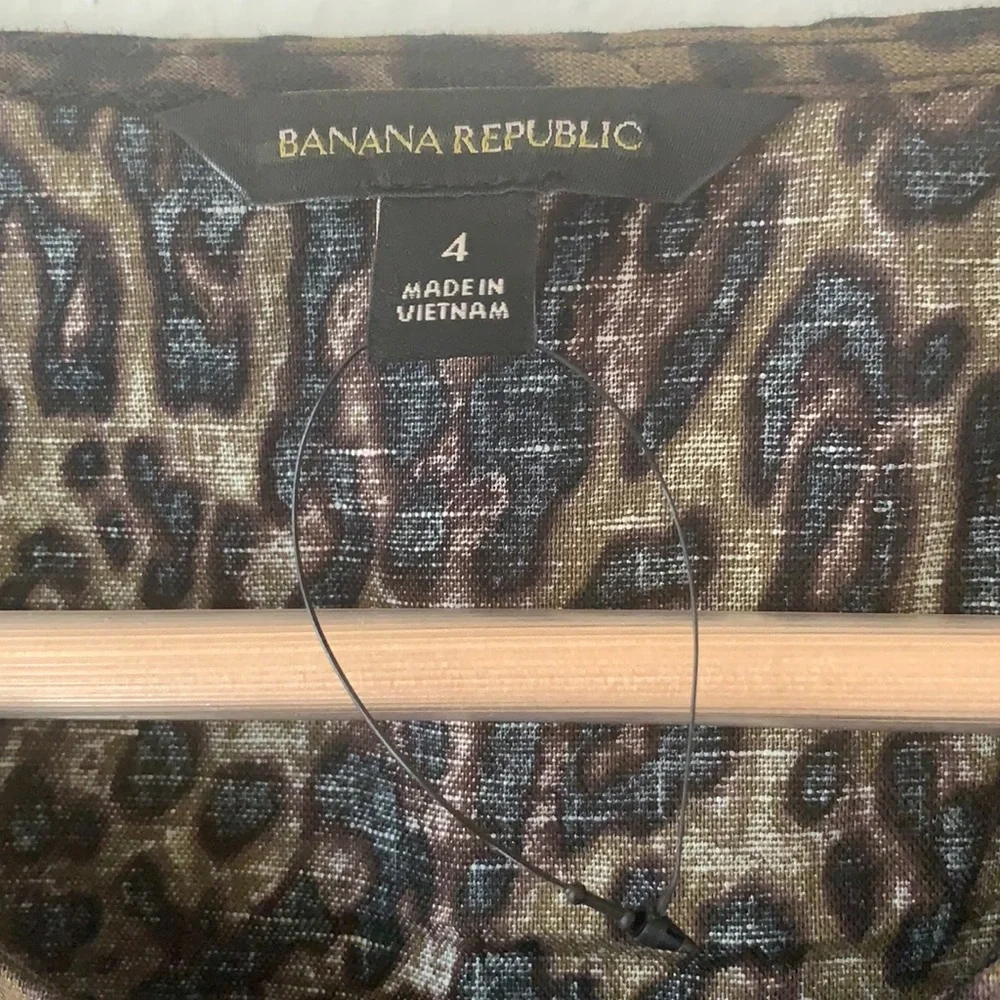 NEW Banana Republic Wide-Leg Jumpsuit in Leopard